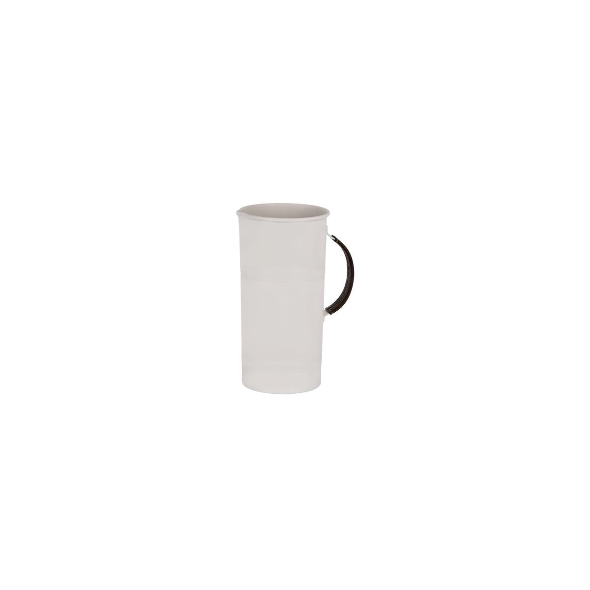 78800 - Coney Isl-Galvanised Creme P/C Water Pitcher Lhr Hdl 220mm (Sold in sets of 4)