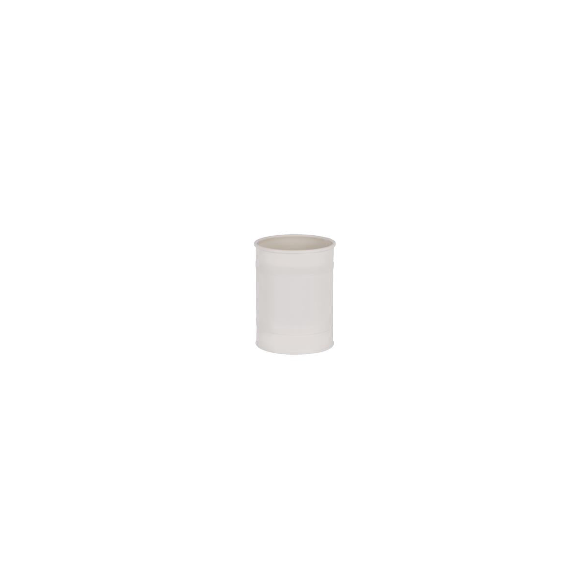 78807 - Coney Isl-Galvanised Creme P/C Cannister 100x130mm (Sold in sets of 4)
