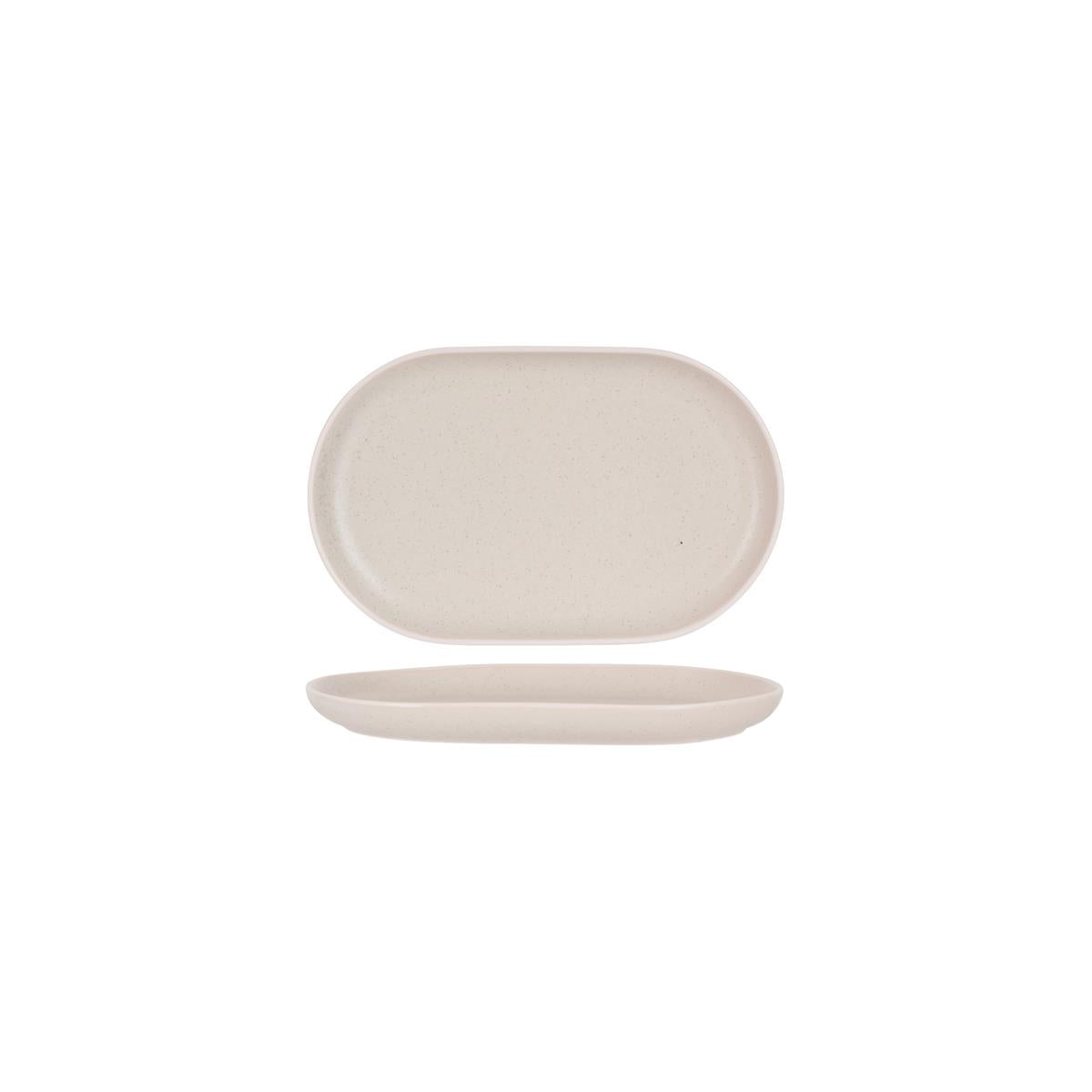 Tablekraft Urban Oval Plate Sand (Sold in sets of 6)