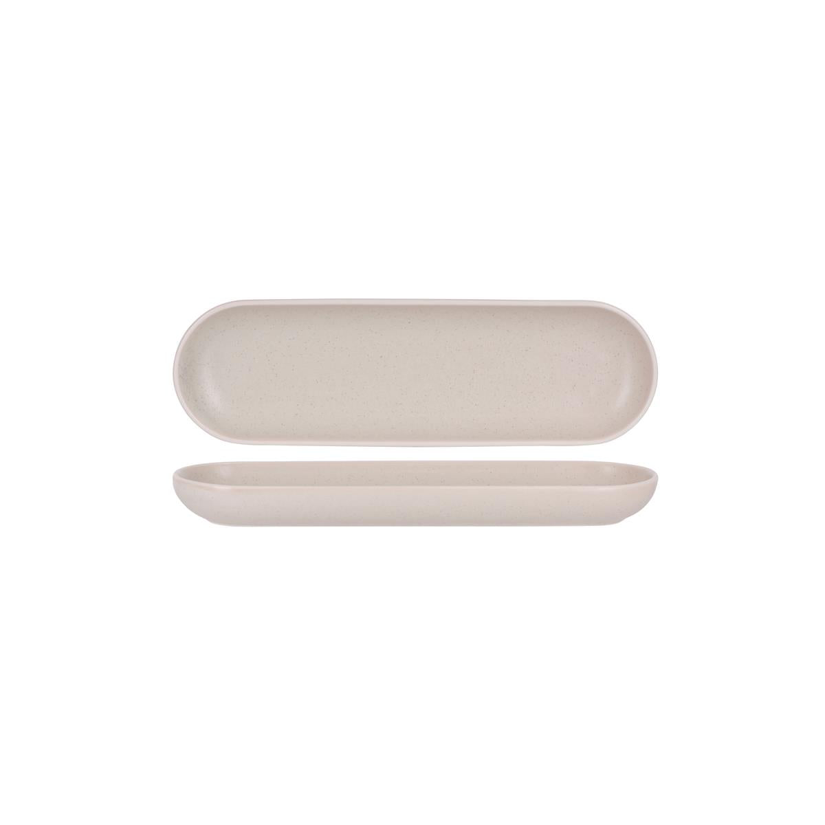Tablekraft Urban Oval Plate Sand (Sold in sets of 6)