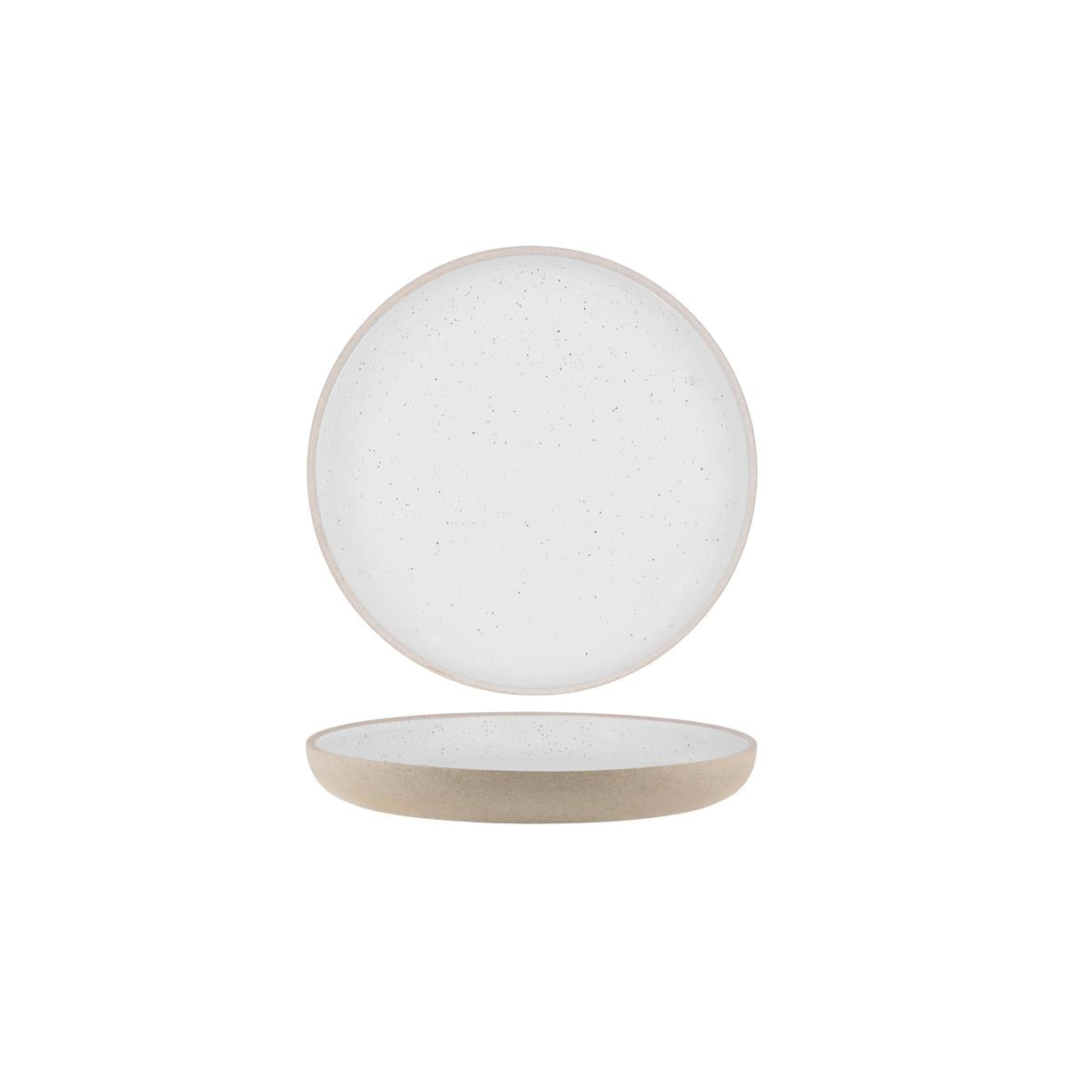 Tablekraft Soho Round Deep Coupe Plate White Pebble (Sold in sets of 6)