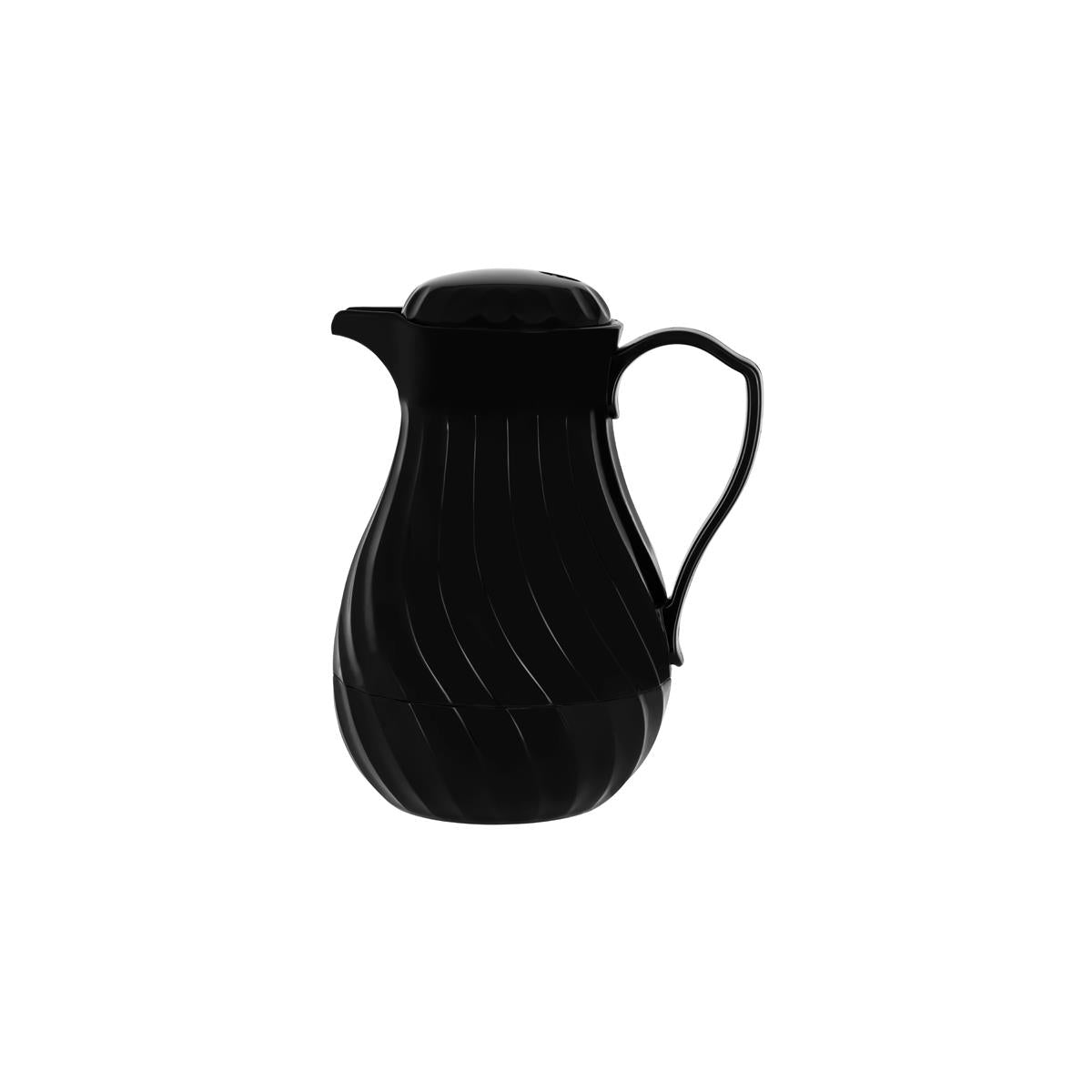 Insulated Jug-1.2Lt Black "Connoisserve"