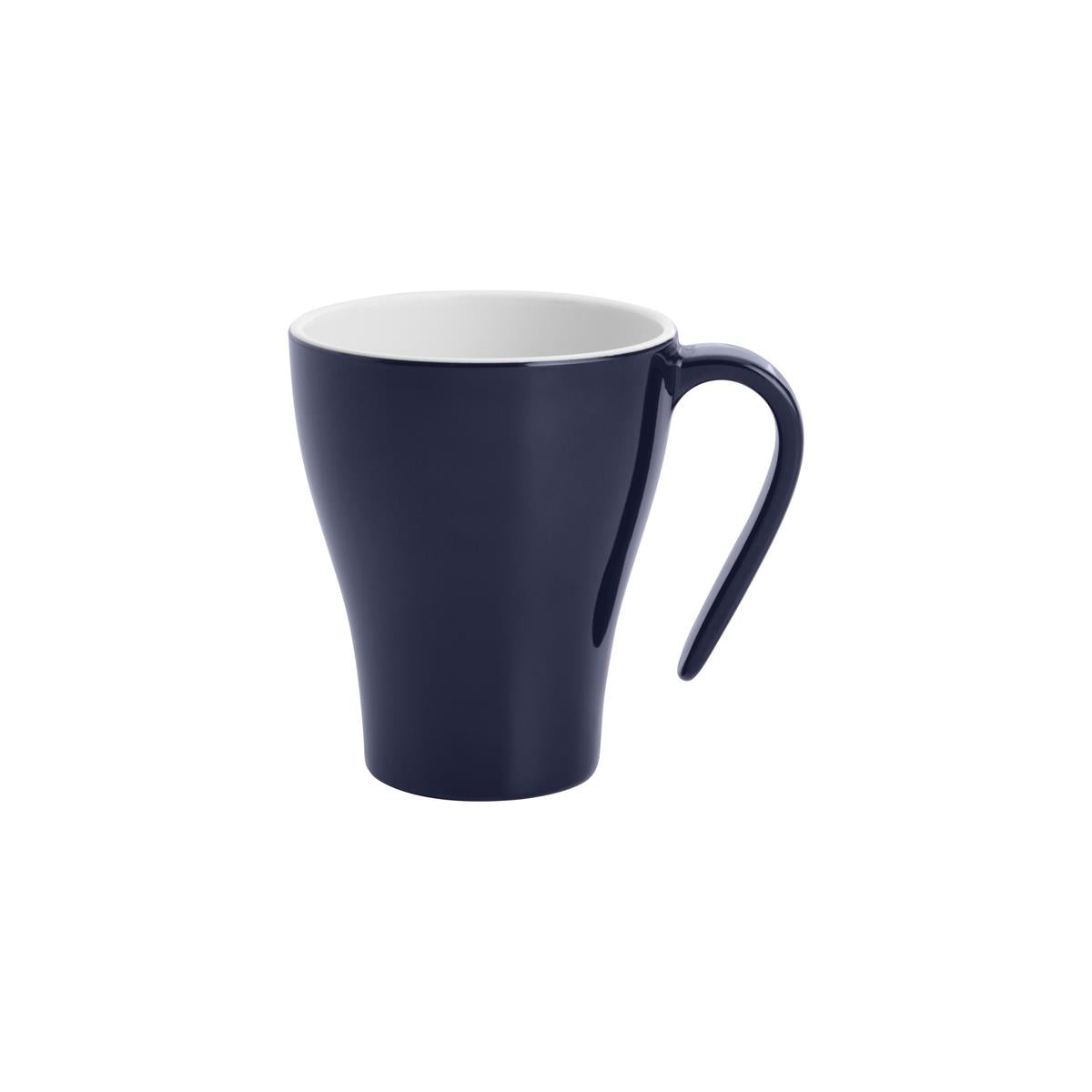47540 - Jab Gelato- Navy Blue/Wht Coffee Mug Stack 350ml (Sold in sets of 12)