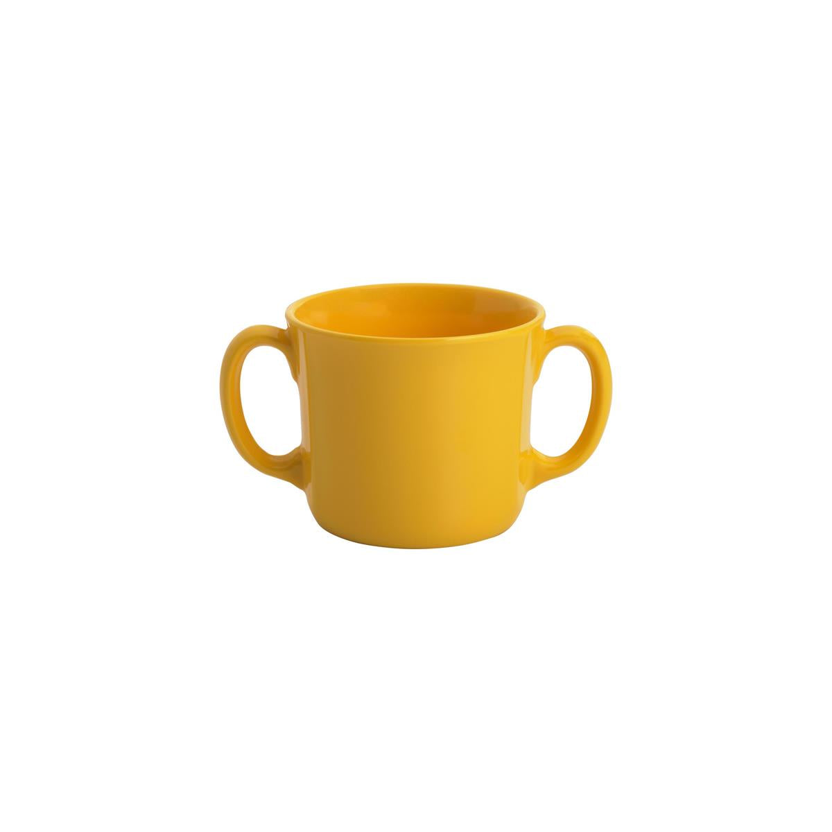 47608 - Jab Gelato Cup With 2 Handles Yellow 250ml (Sold in sets of 12)