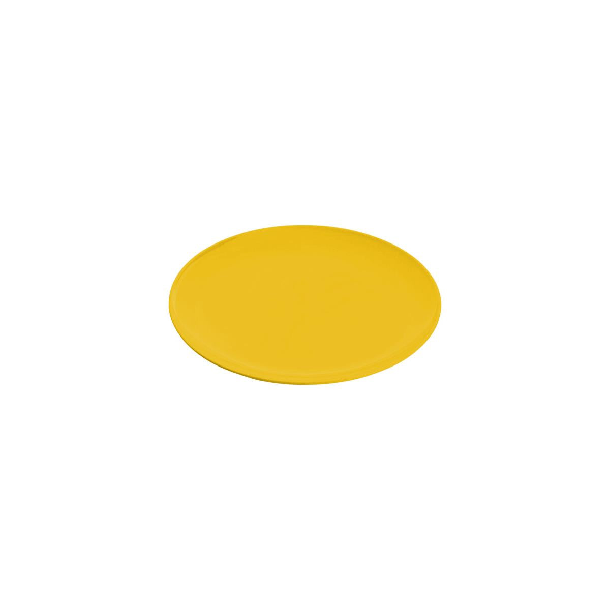 47609 - Jab Gelato-Yellow Round Plate Coupe (Sold in sets of 12)