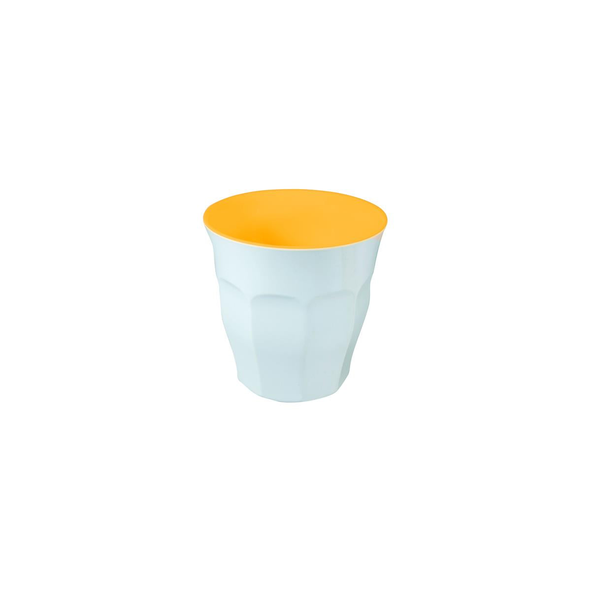48654 - Jab Sorbet-Mango/White Body Tumbler 90mm 300ml (Sold in sets of 6)