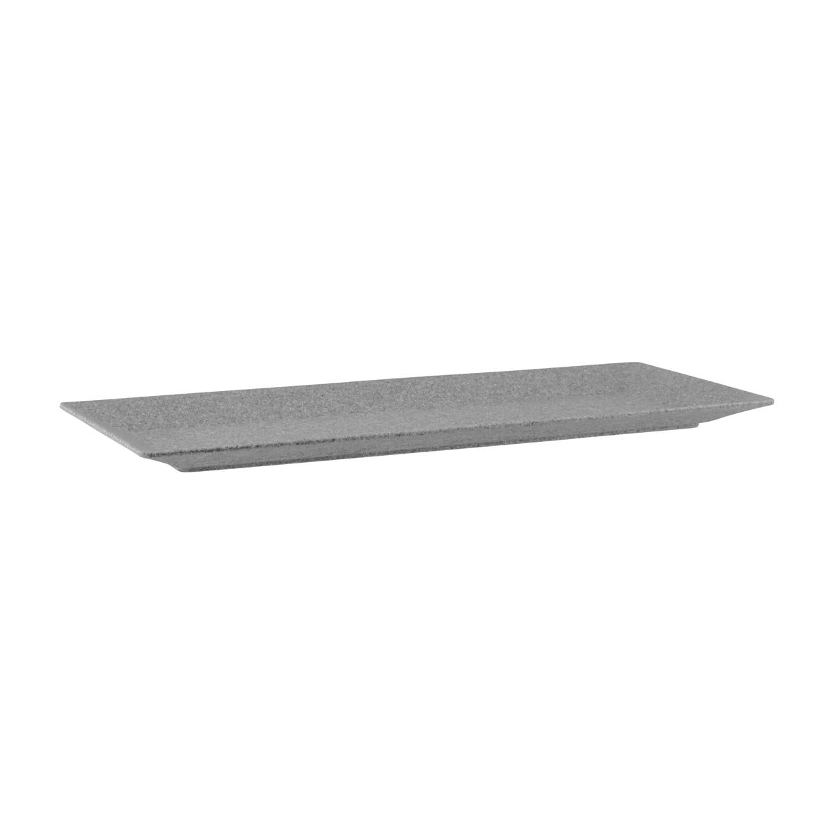 49248-CON - Jab Concrete Matt Rectangular Platter Raised Rim 480mmx200mm (Sold in sets of 6)