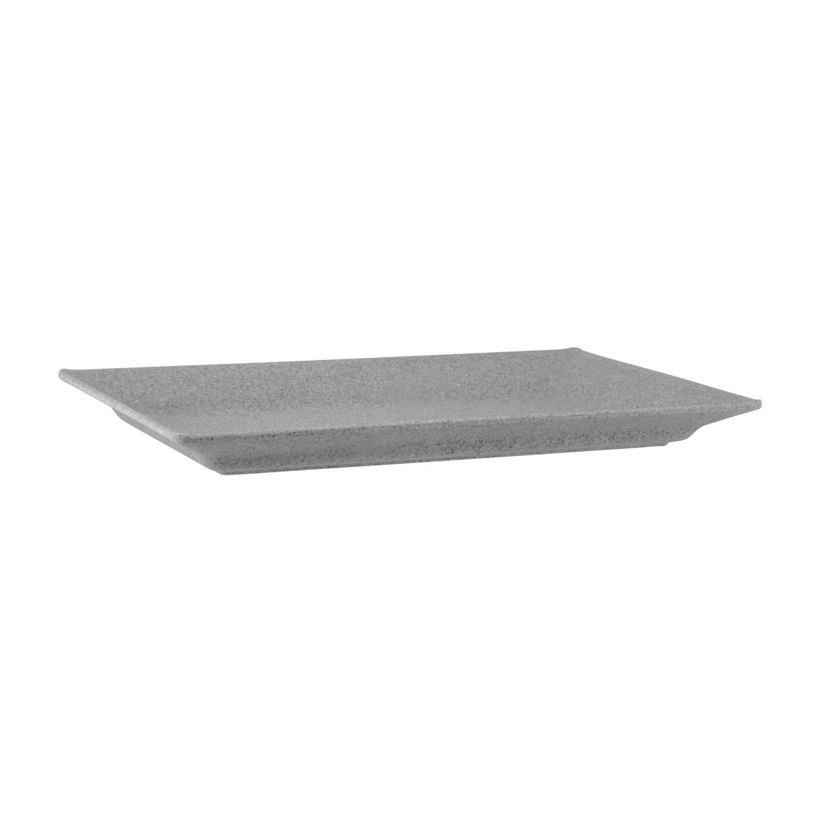 49316-CON - Jab Concrete Matt Rectangular Platter Raised Sides 440x270mm (Sold in sets of 4)