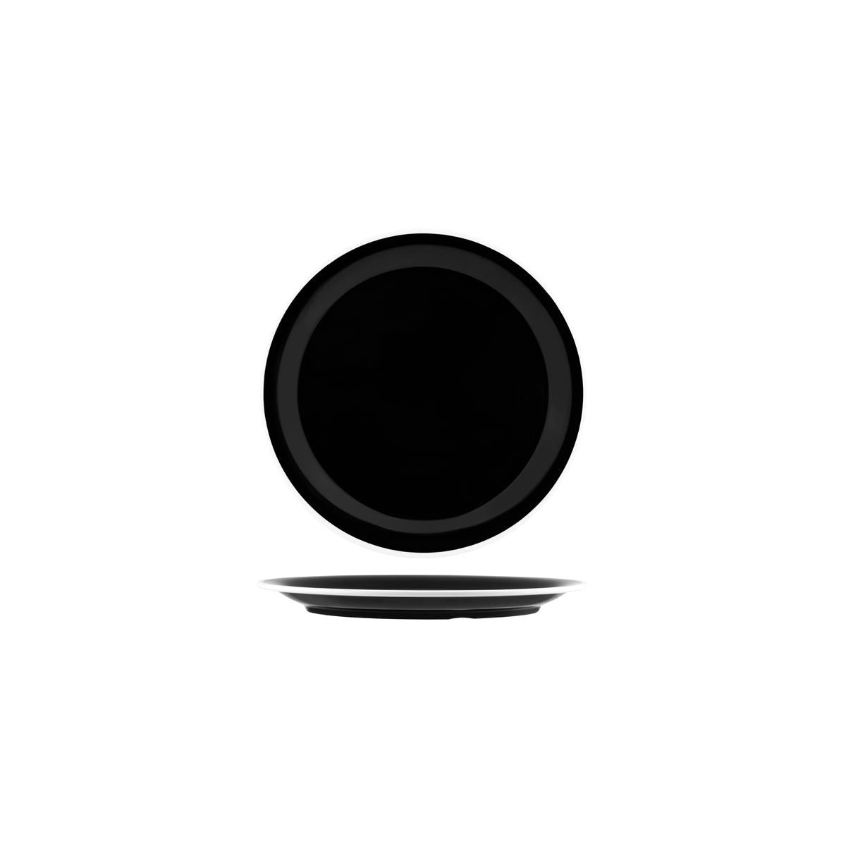 49940 - Jab Vintage Black White Rim Enamel Look (Sold in sets of 24)