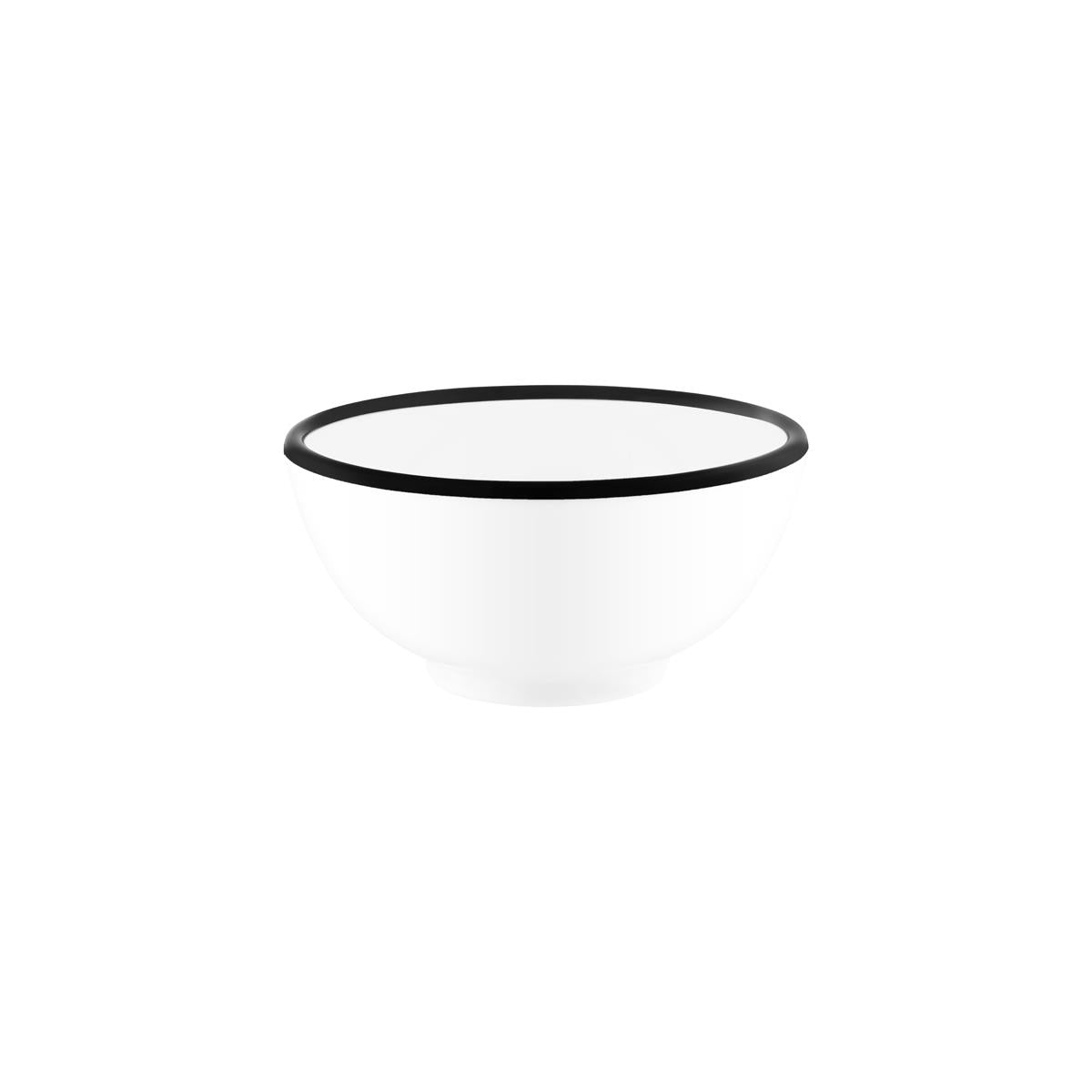 49955 - Jab Vintage White Black Rim Enamel Look (Sold in sets of 6) - Image 3