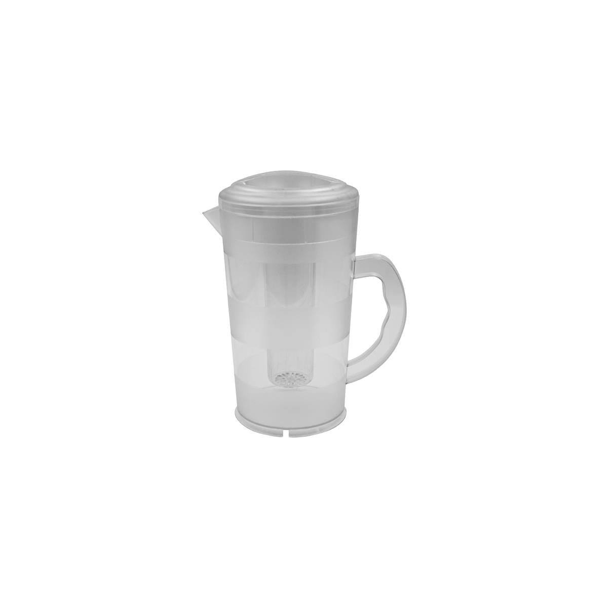 JW-610B - Jiwins Pitcher W/Ice Chamber Clear Pc 133x240mm 1.9L (Sold in sets of 12)