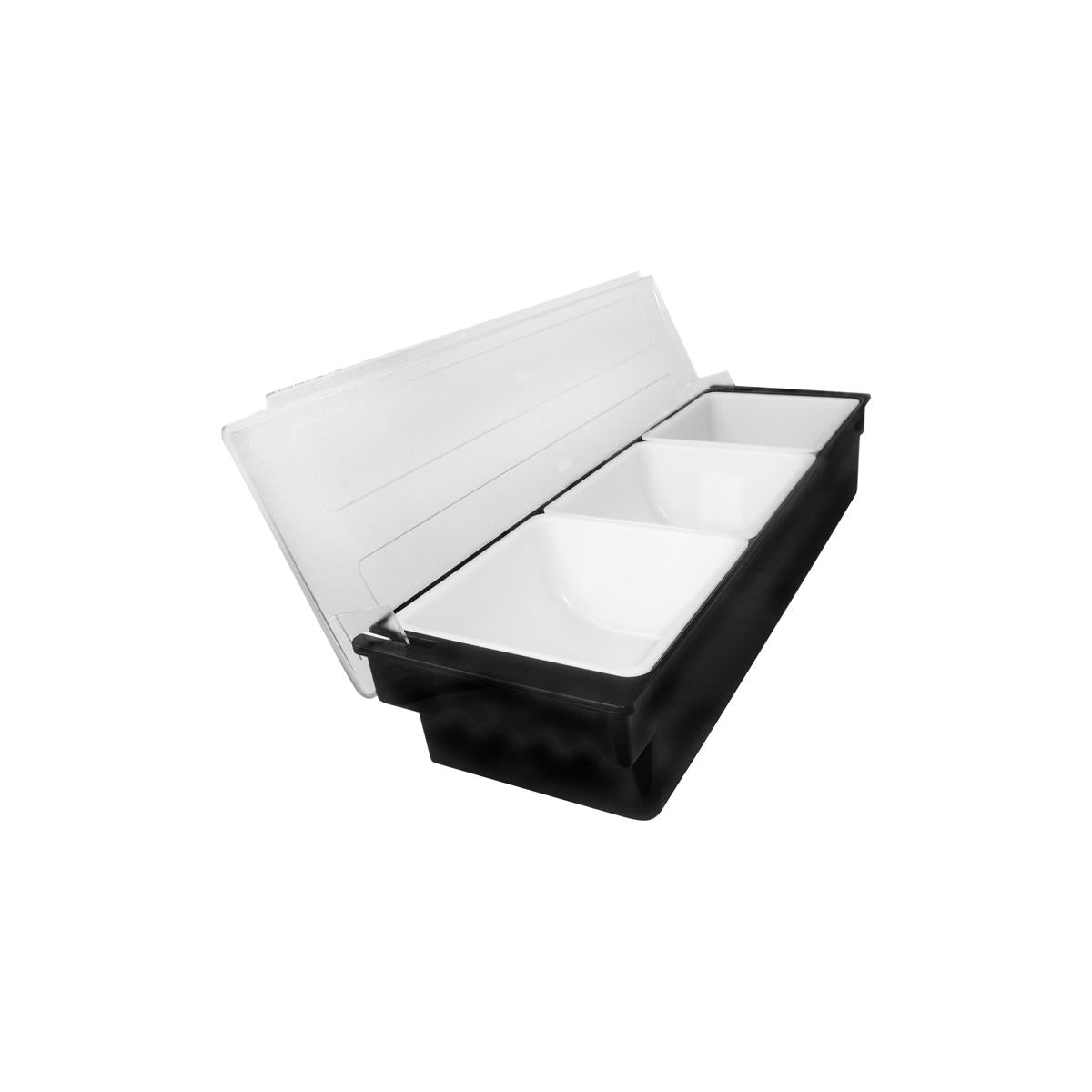 JW-B3B-BLACK - Jiwins Condiment Holder Black Pc Pp Abs 500x160x90mm
