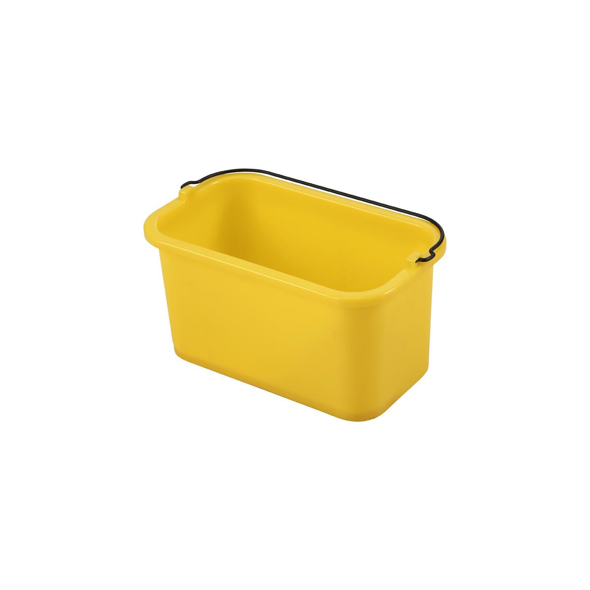JW-DP10 - Jiwins Container For Cleaning Cart Yellow Pe 355x207x195mm (Sold in sets of 6)
