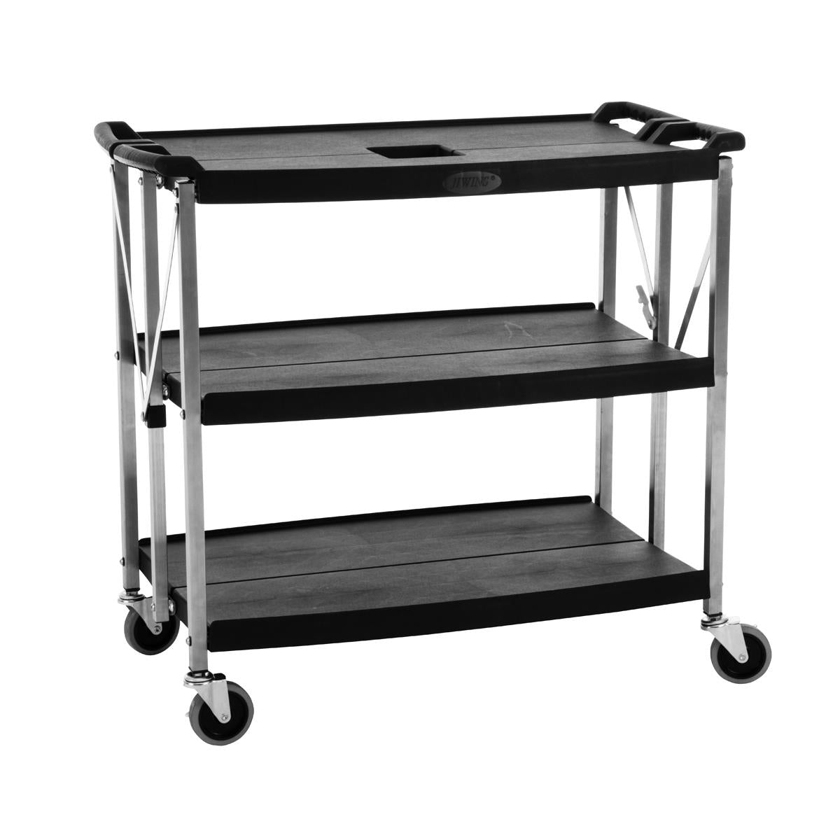 JW-FC2115 - Jiwins Folding Cart Black PpS/S - Image 2
