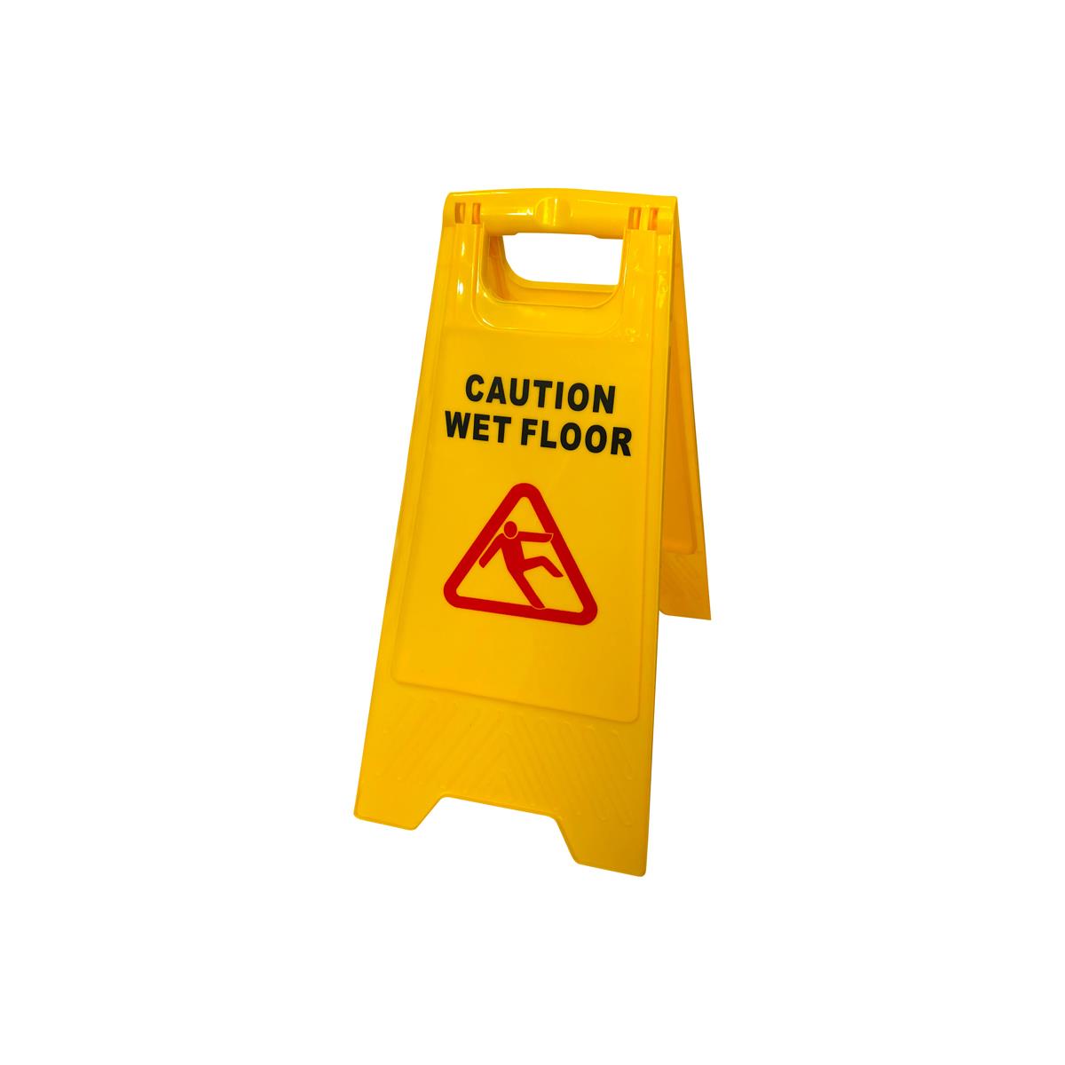 JW-FS - Jiwins Caution Wet Floor Sign Yellow Abs 310x30x620mm