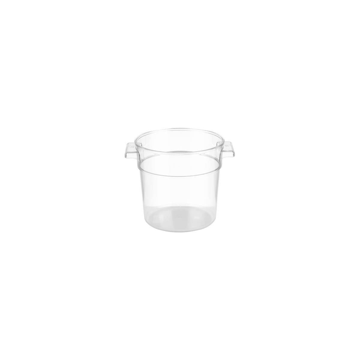 Jiwins Round Food Storage Container Clear Pc (Sold in sets of 12)