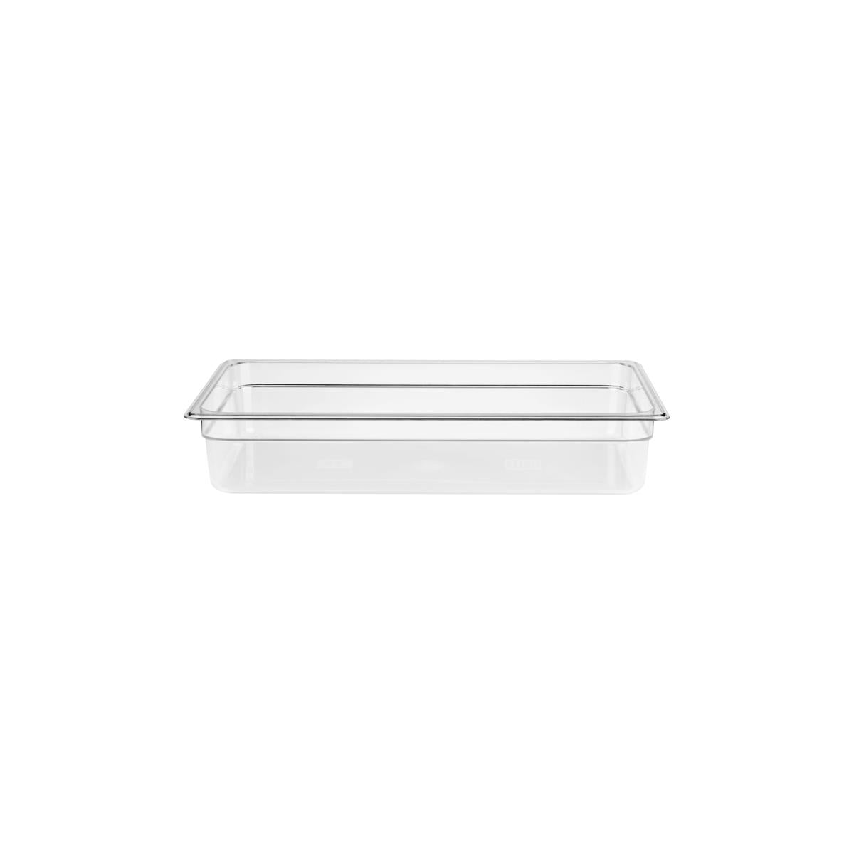 JW-P122-CLEAR - Jiwins Gastronorm Pan- Polycarb 1 2 x Clear (Sold in sets of 6)
