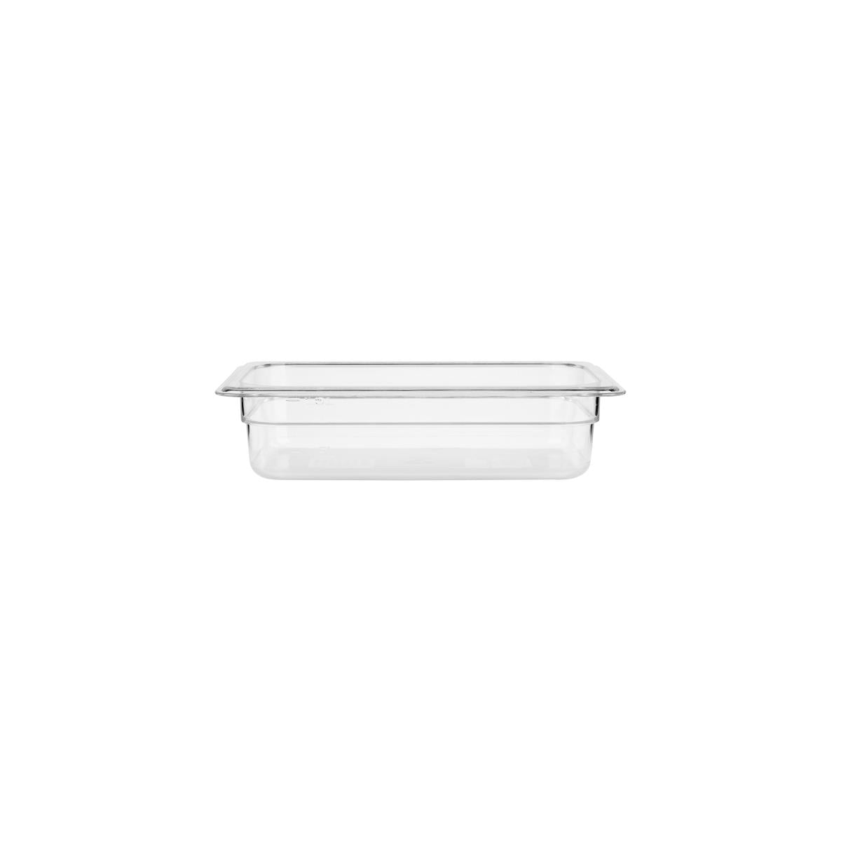 JW-P142-CLEAR - Jiwins Gastronorm Pan- Polycarb 1 4 x Clear (Sold in sets of 6)
