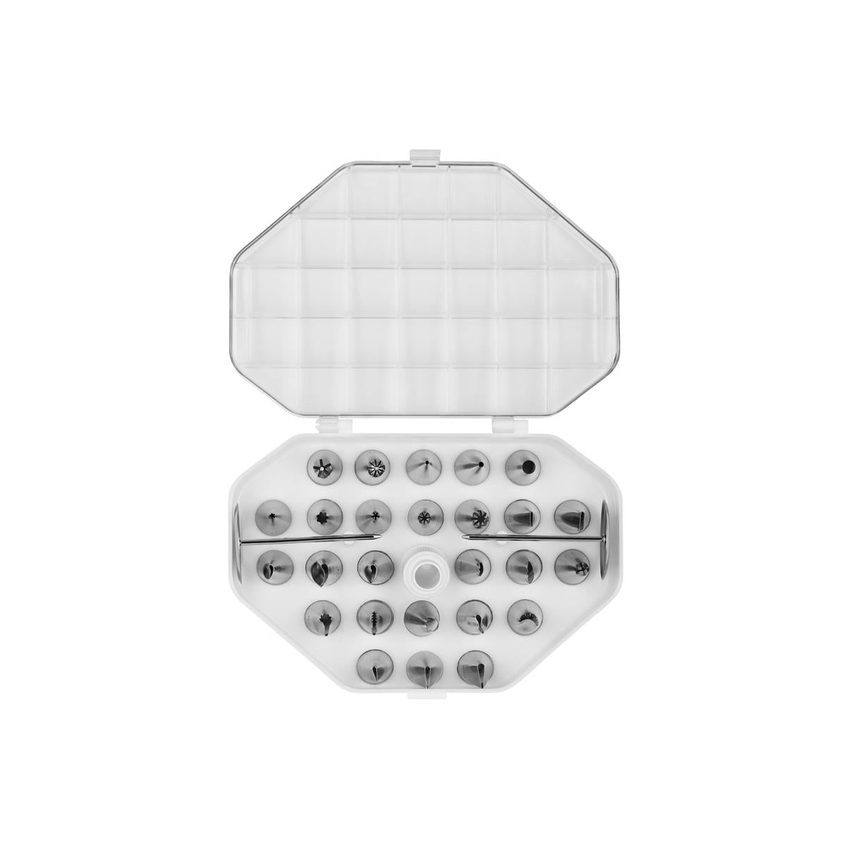 782 - Chef Inox Decorating Tube Set 26Pc Nickle Plated