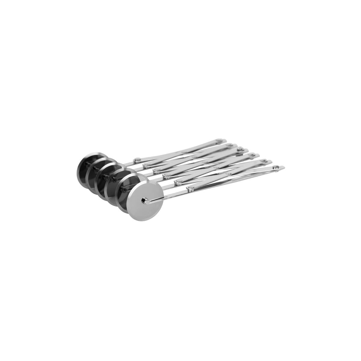 01396 - Chef Inox Expandable Dough Wheel 18/0 Min/Max 12/125 6 Wheel