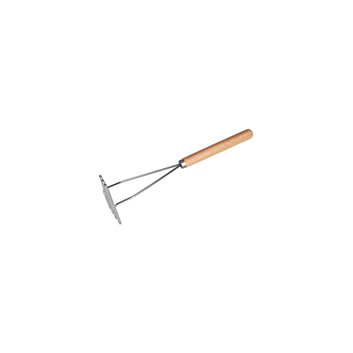 2240 - Chef Inox Potato Masher S/S W/Wood Handle