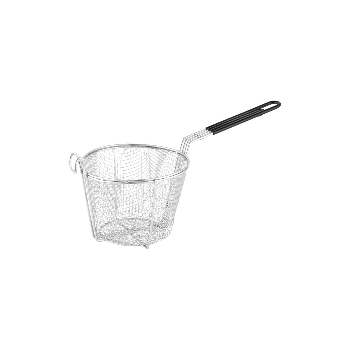 02720 - Chef Inox Fry Basket Round Chrome Plated 200Xh140/Hdl210Mm