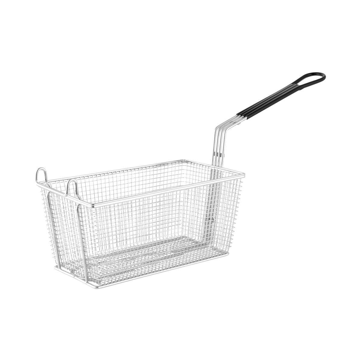 02750 - Chef Inox Fry Basket Rect Crm Plated L375Xw138Xh150/Hdl320Mm