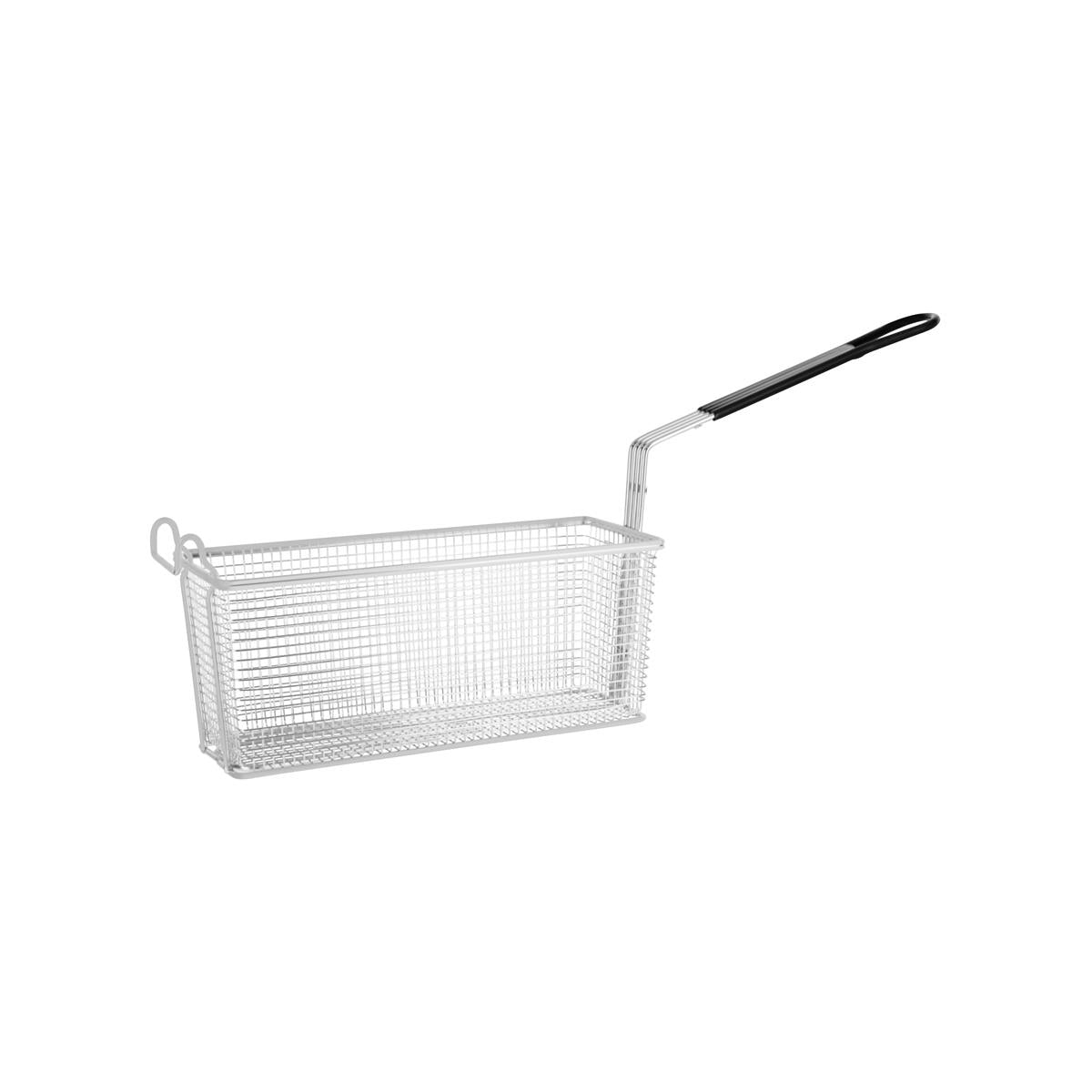 02751 - Chef Inox Fry Basket Rect Crm Plated L350Xw138Xh150/Hdl280Mm