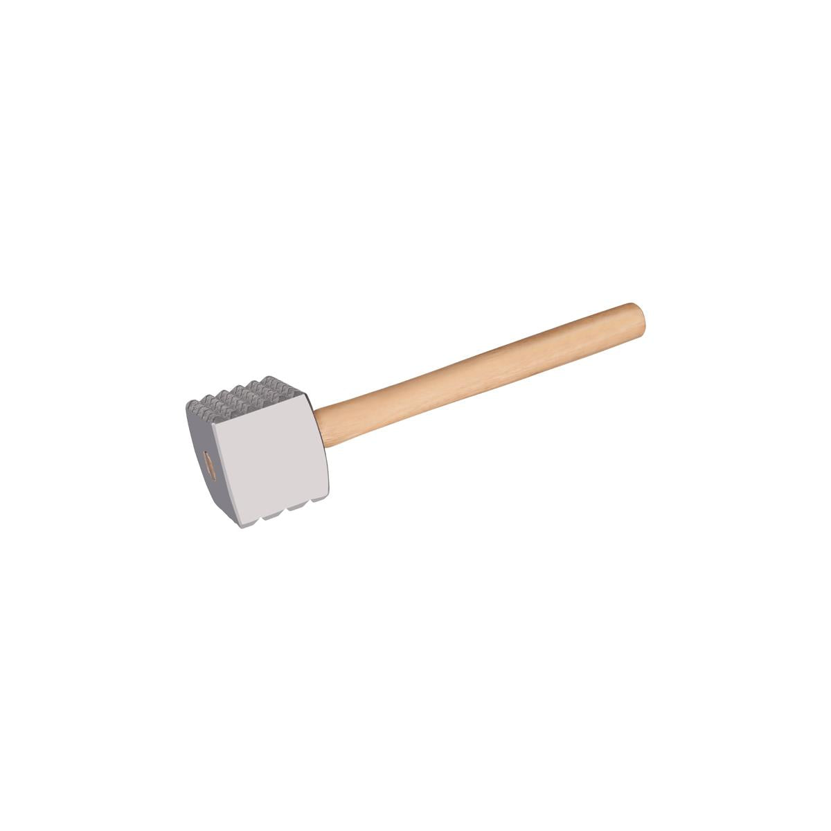 3000 - Chef Inox Meat Hammer Aluminium W/Wood Hdl 330x65mm