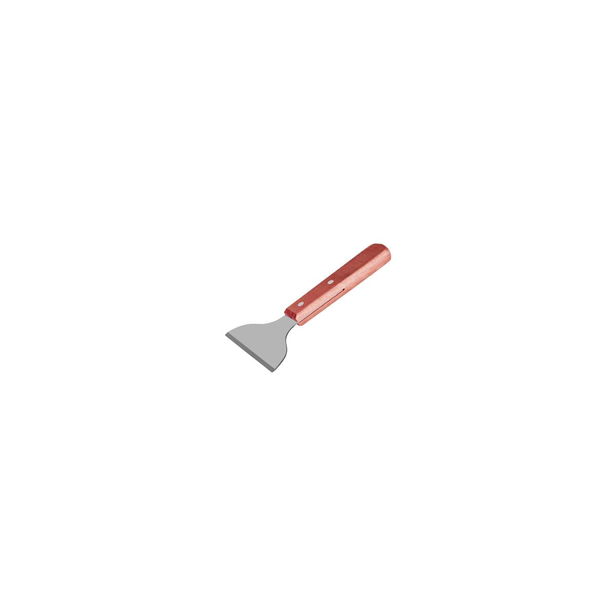 03017 - Chef Inox Grill Scraper 18/0 W/Wood Hdl 55X110X180