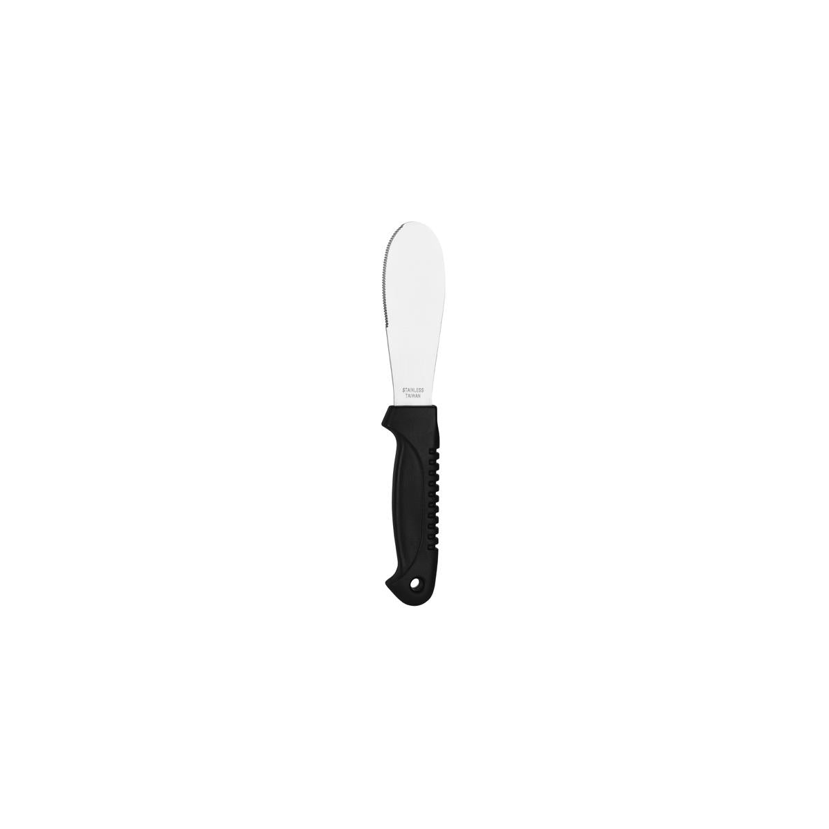 3055 - Butter Spreaders 18/0 Stainless Steel with Plastic Handle by Chef Inox – Set of 24, 200mm