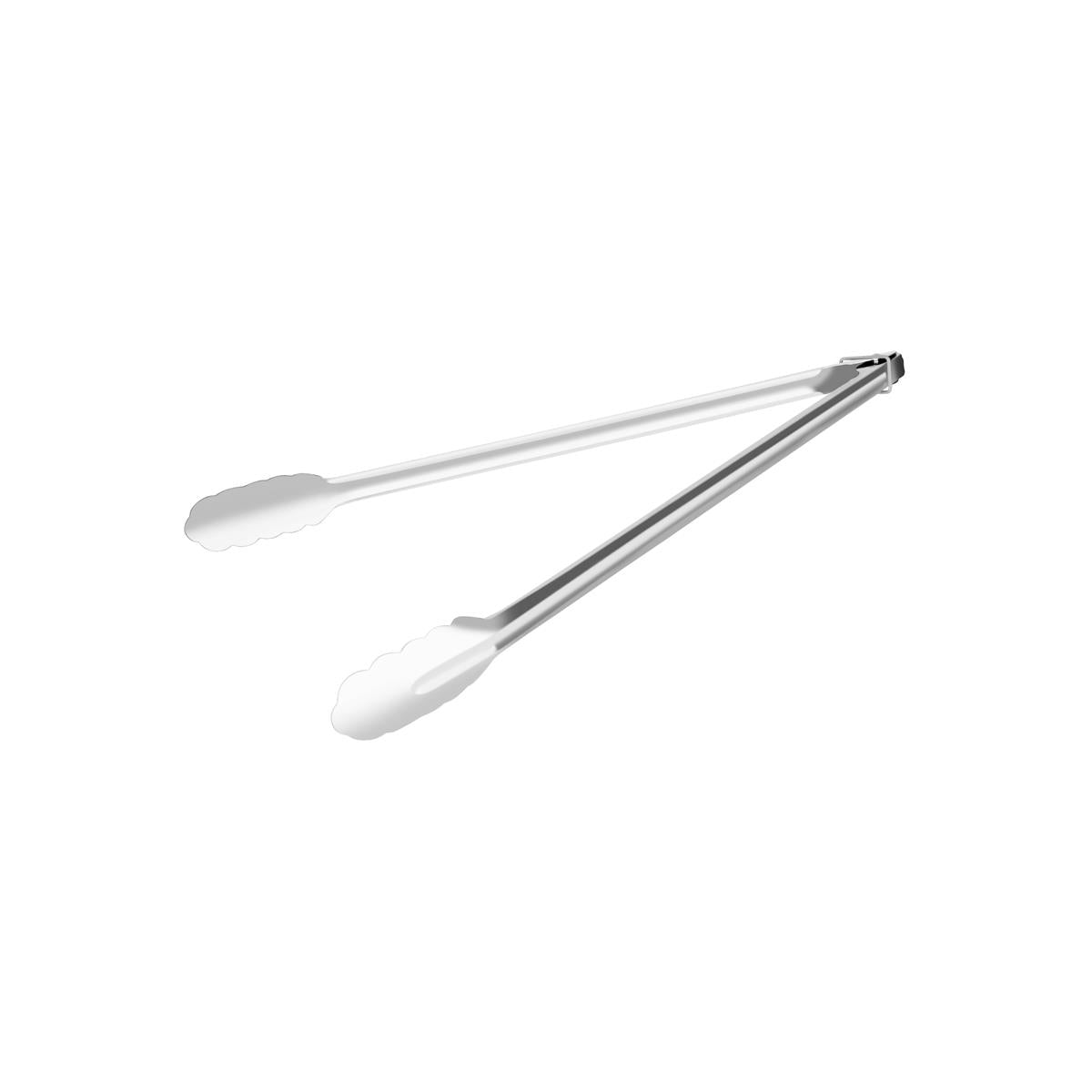 03064-C - Utility Tongs Stainless Steel with Clip by Chef Inox - Image 2