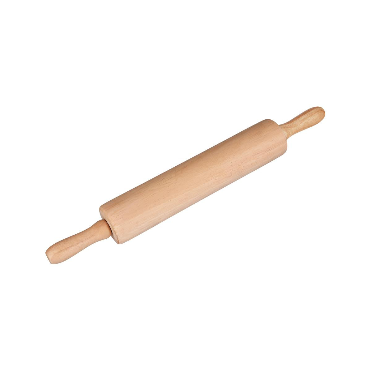 3653 - Chef Inox Rolling Pin Wood W/S/S Ball Bearings