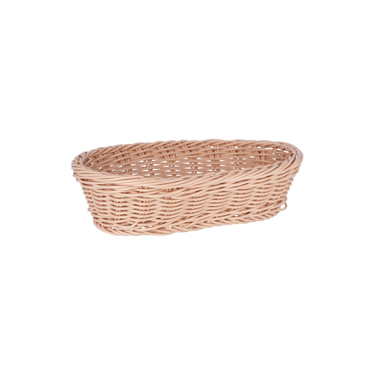 04063 - Chef Inox Oval Bread Basket Polypropylene 250X175X60Mm