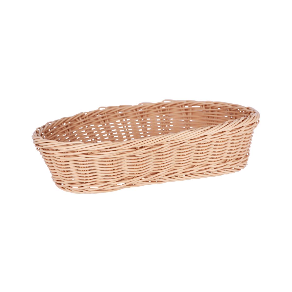 04066 - Chef Inox Oval Bread Basket Polypropylene 300X225X75Mm