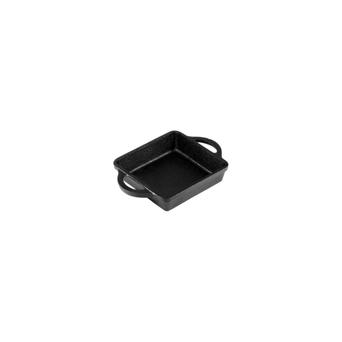 4628 - Chef Inox Mini Square Skillet W/Hdls Cast Iron 120x120x30mm