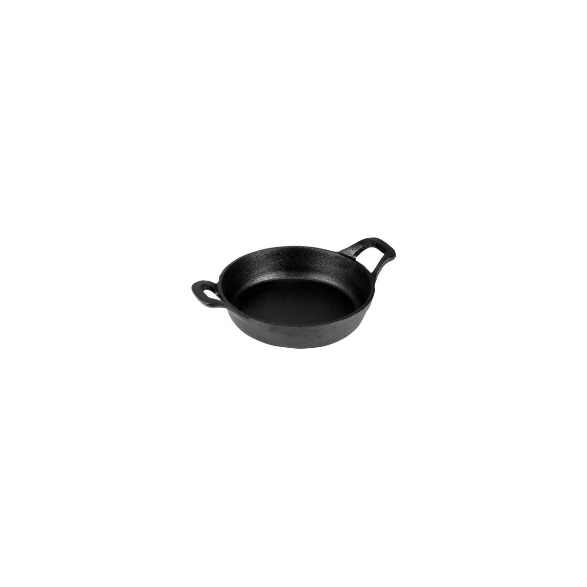 4629 - Chef Inox Mini Round Gratin Dish W/Hdls Cast Iron 150x40mm
