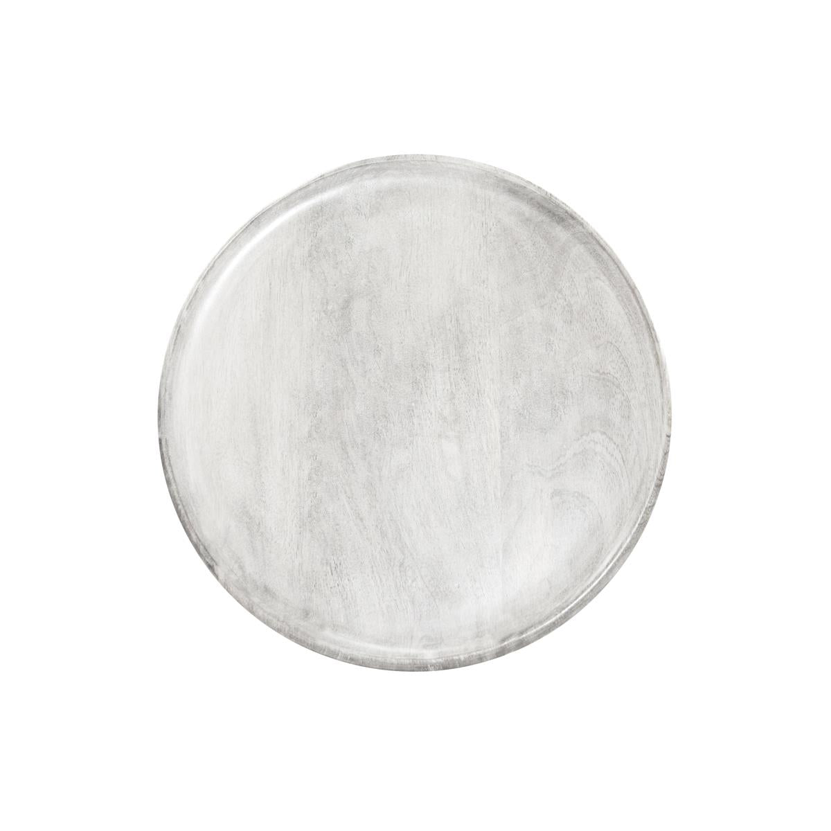 4810 - Chef Inox Round Serving Board Mangowood 300x15mm