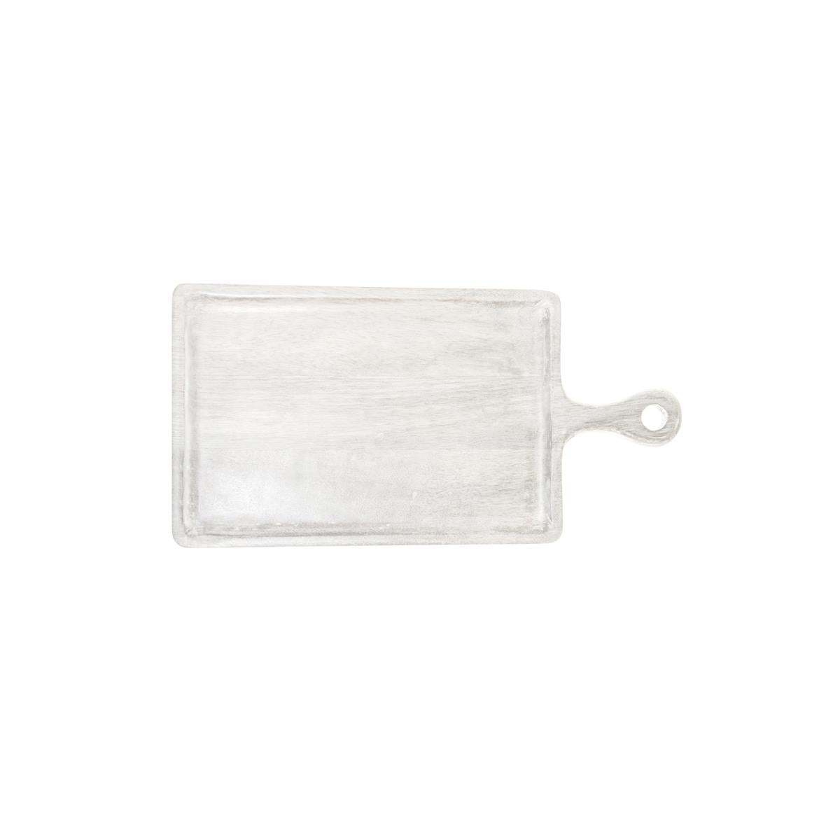 4830 - Chef Inox Rect Serving Board W/Hdl Mangowd