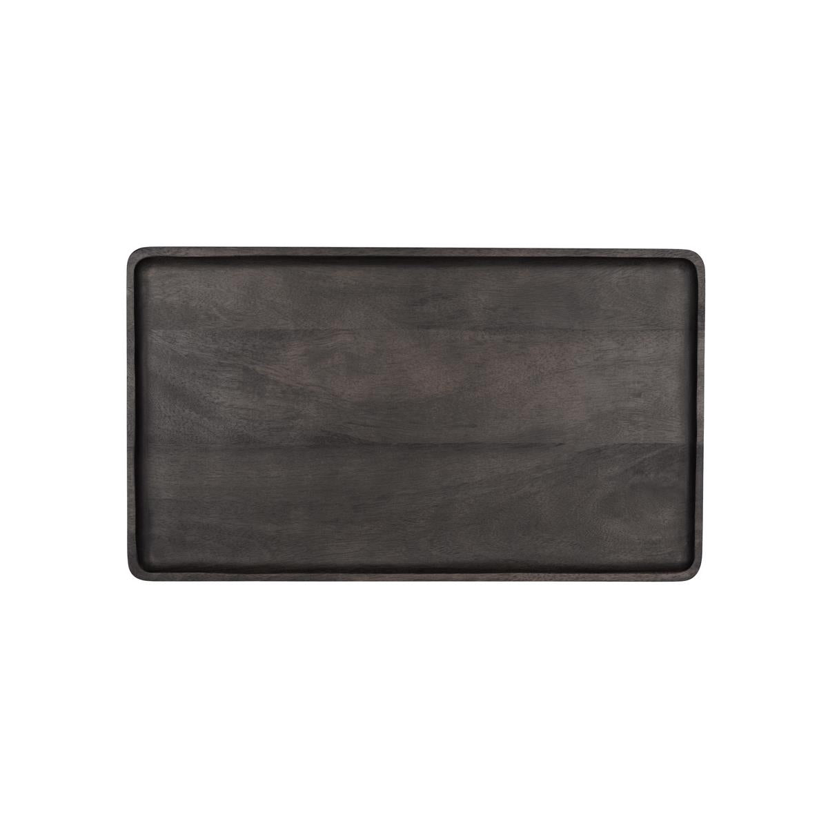04960 - Chef Inox Rect Serving Board Mangowood 430X250X15Mm Dark