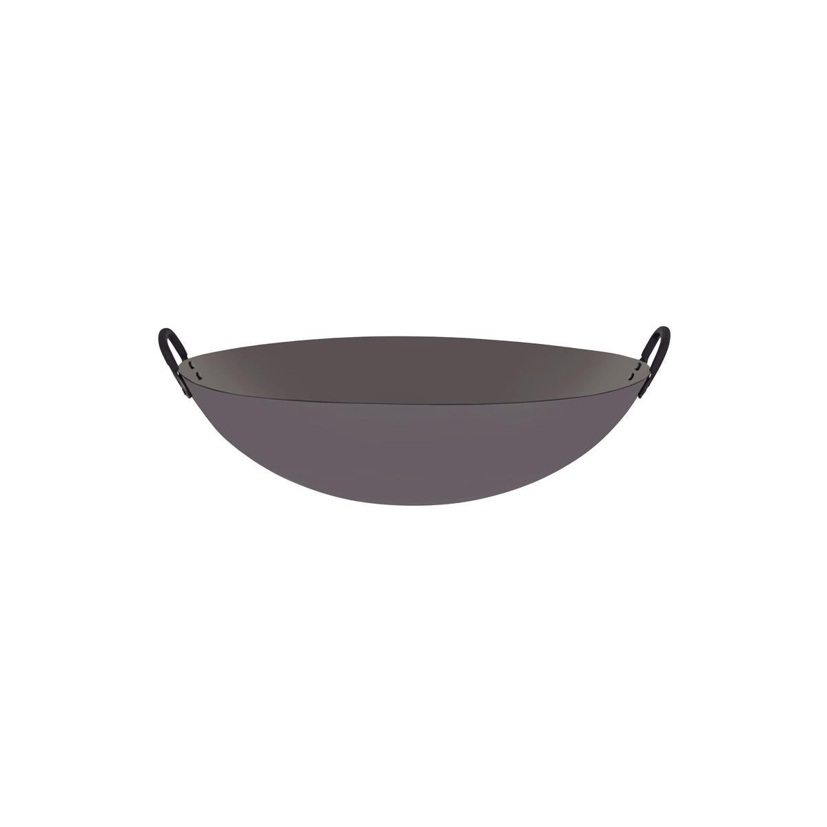 05216 - Chef Inox Wok Cast Iron W/Rnd Bottom & 2 Hdls 400Mm/16"