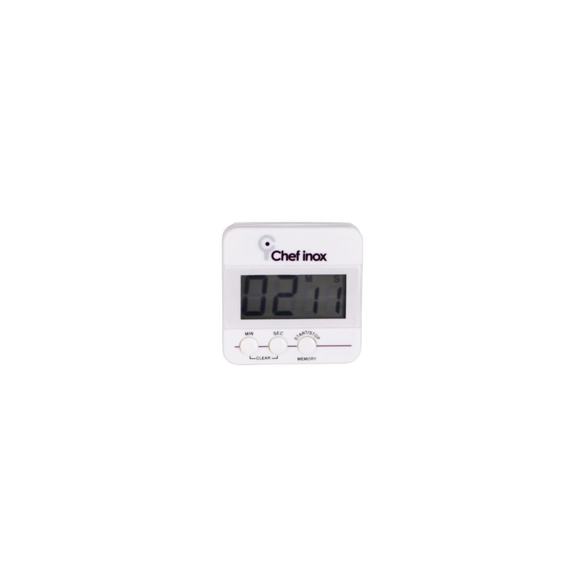 5394 - Chef Inox Digital Countdown Timer 60 Minute 62x62x25mm