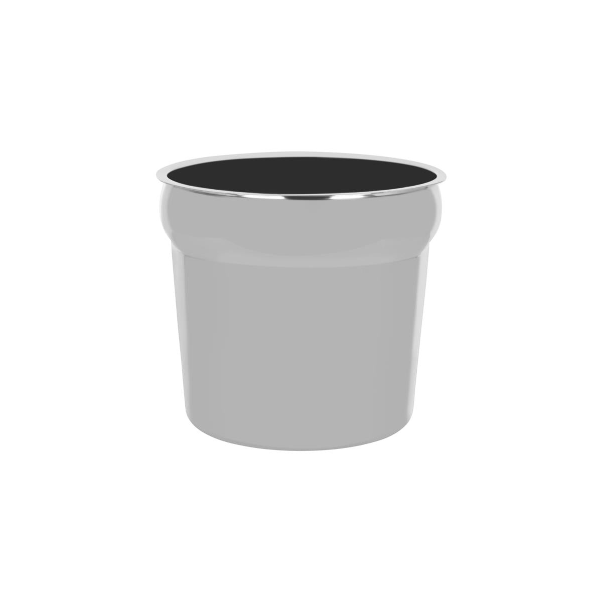 05808 - Chef Inox Round Steam Table Insert S/S 215X204Mm 8.0Lt