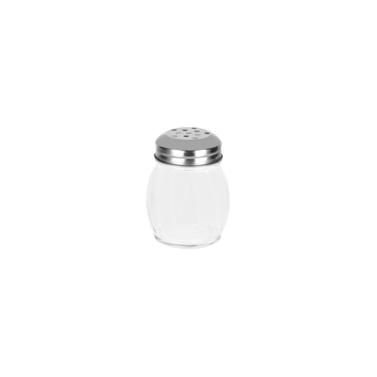6800 - Glass Cheese Shakers with S/S Lid by Chef Inox - Image 2