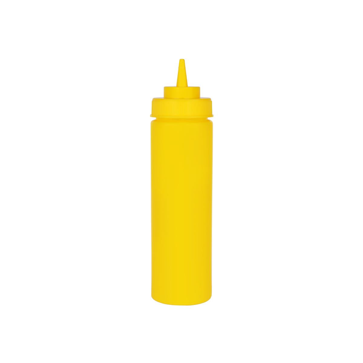 06974 - Chef Inox Squeeze Bottle Wide Mouth Pp 720Ml/24Oz Yellow