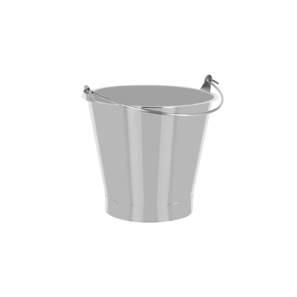 Chef Inox Bucket Heavy Duty W/Base 18/8 320X270Mm 13.0Lt