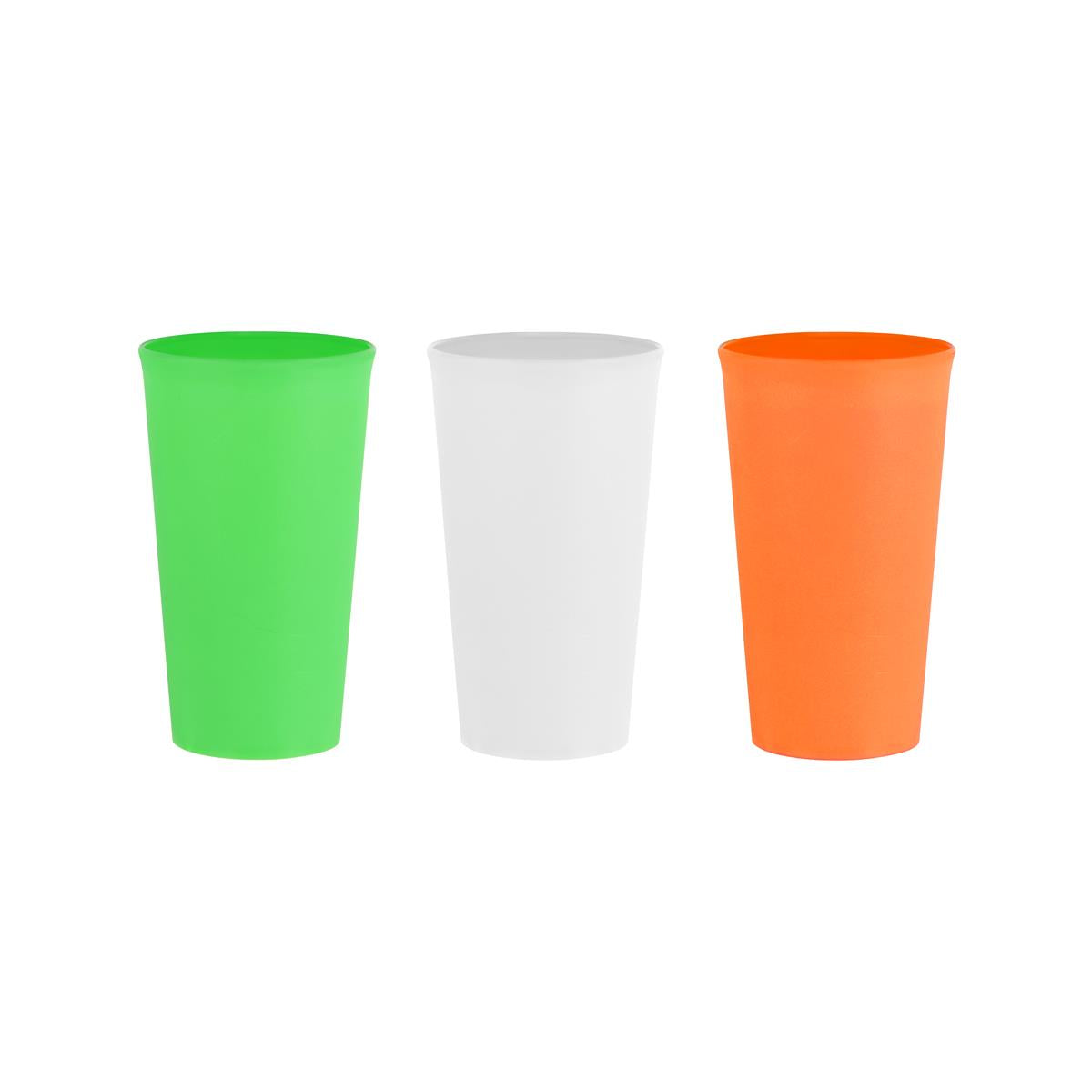 Milkshake Cup Polyprop Asst'D Colours 730ml (Sold in sets of 3)
