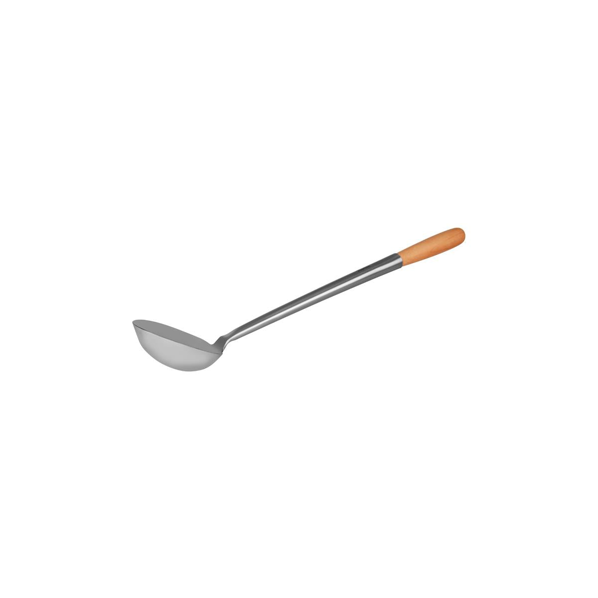 21020 - Chef Inox Ladle S/S W/Wooden Handle 115X355ml