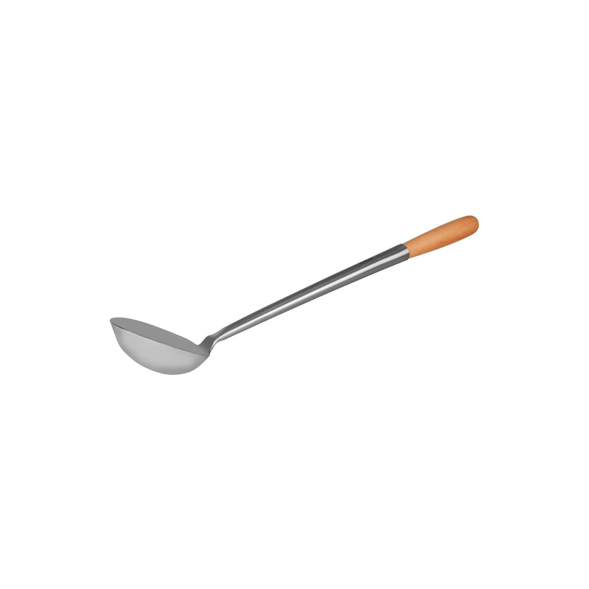 21020 - Chef Inox Ladle S/S W/Wooden Handle 135X410ml