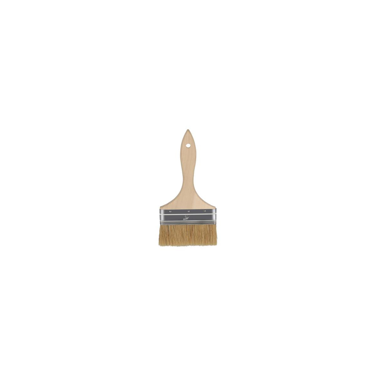 Chef Inox Pastry Brush Natural Bristles W/Wood Hdl 100mm/ 4"